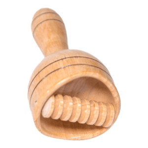 coupe avec rouleau madérothérapie